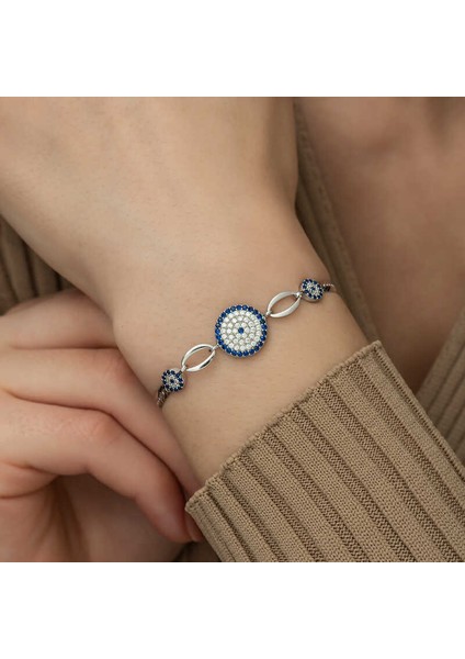 ​gümüş Nazar Boncuklu Bileklik fiyatları