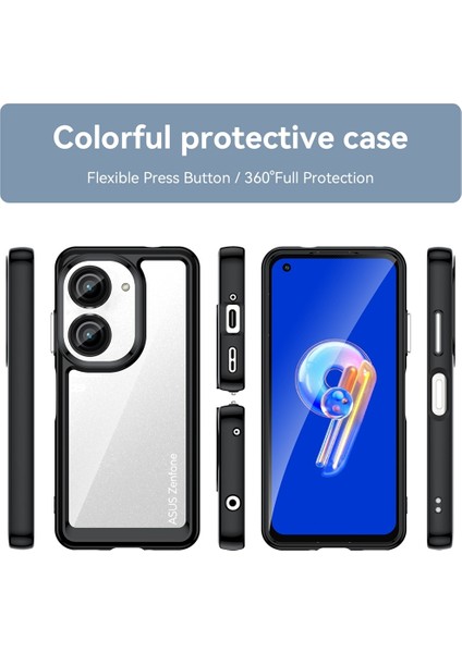 Asus Zenfone 10 Için Akrilik + Tpu Telefon Kılıfı (Yurt Dışından) fiyatları