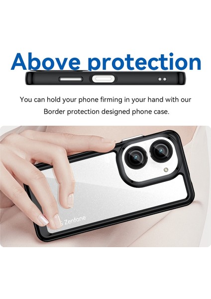 Asus Zenfone 10 Için Akrilik + Tpu Telefon Kılıfı (Yurt Dışından) fırsatları