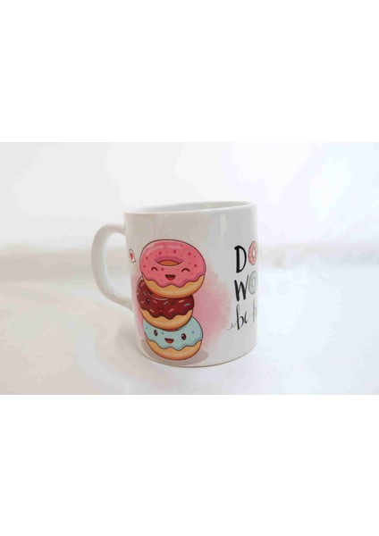 Donut Tasarımlı Defter ve Donut Temalı Kupa Bardak Hediye Kutusu