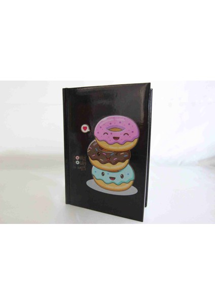 Donut Tasarımlı Defter ve Donut Temalı Kupa Bardak Hediye Kutusu