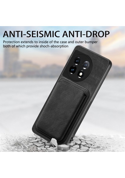 Oneplus 12 5g Için Manyetik Kart Çantası Telefon Kılıfı (Yurt Dışından) indirimleri