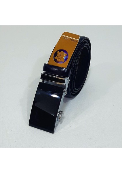 101-2 Lacivert 3,5cm Otomatik Tokalı Deri Kemer fiyatları