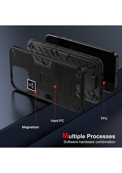 Tecno Camon 20 Pro 5g Için 2'si 1 Arada Darbeye Dayanıklı Telefon Kılıfı (Yurt Dışından)