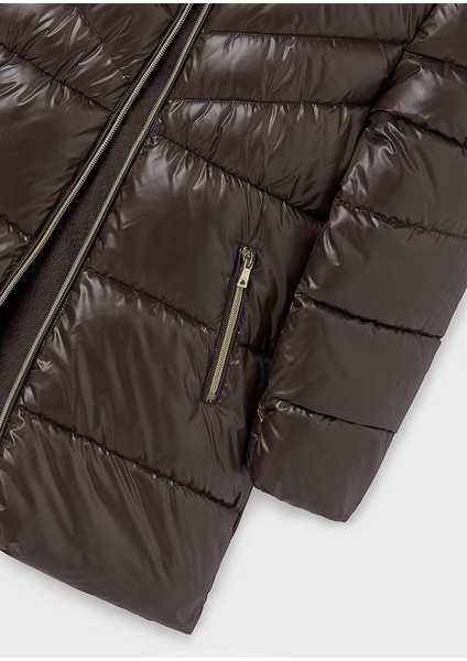 7478 Kız Çocuk Kahverengi Uzun Mont fırsatları