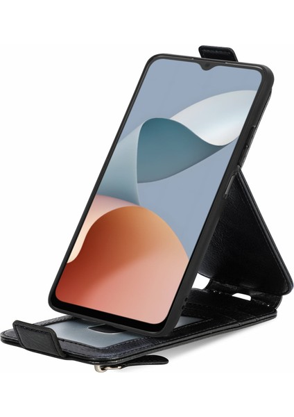 Sun Shop Zte Blade A34 Için Fermuarlı Cüzdan Dikey Flip Case (Yurt Dışından)