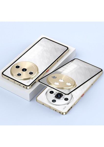 Zte Nubia Z60S Pro Için Snap Tokalı Metal Çerçeve Kılıf (Yurt Dışından)