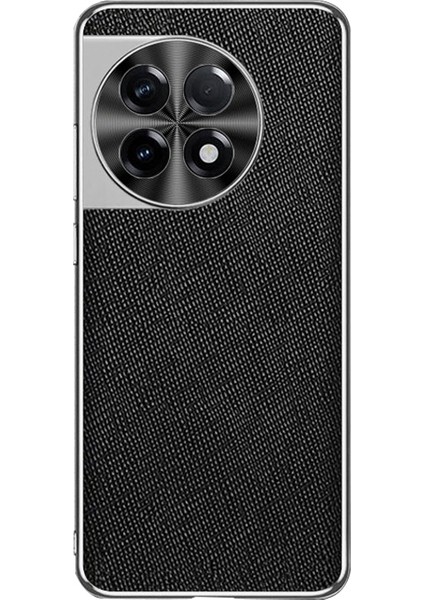 Oneplus Ace 2 Için Çapraz Doku Pu Telefon Kılıfı (Yurt Dışından)