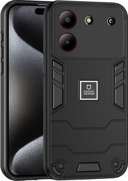 Zte Blade A54 Için 2'si 1 Arada Darbeye Dayanıklı Telefon Kılıfı (Yurt Dışından)