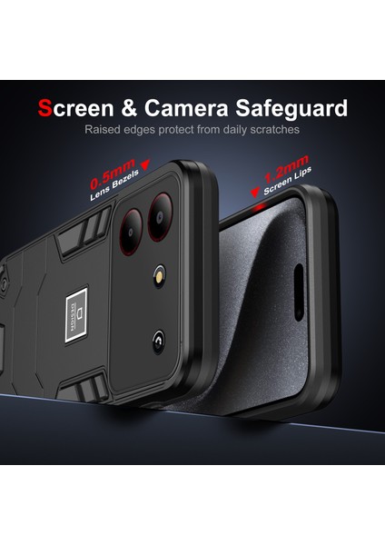 Zte Blade A54 Için 2'si 1 Arada Darbeye Dayanıklı Telefon Kılıfı (Yurt Dışından) fiyatları
