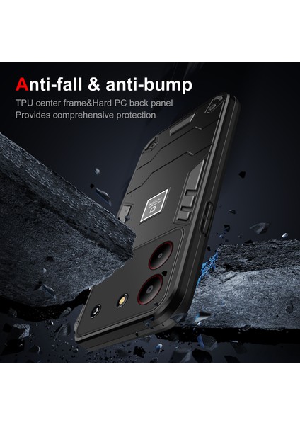 Zte Blade A54 Için 2'si 1 Arada Darbeye Dayanıklı Telefon Kılıfı (Yurt Dışından) modelleri