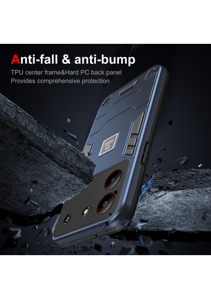Zte Blade A54 Için 2'si 1 Arada Darbeye Dayanıklı Telefon Kılıfı (Yurt Dışından) modelleri
