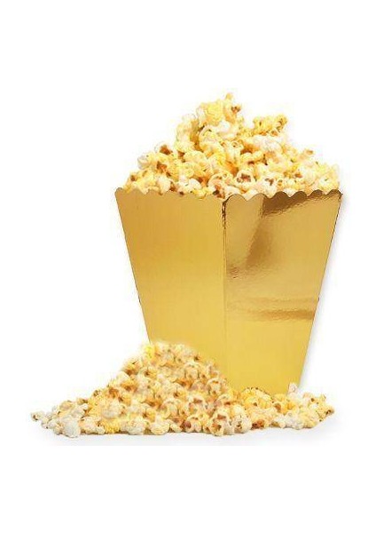 Gold Parlak Mısır Kutusu (8 Adet)