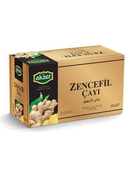 2'li Paket Zencefil Çayı (2X20 Süzen Poşet)