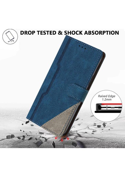 IPhone 16 Için Kılıf Pro Max Kart Yuvaları Kapak Manyetik Kapatma Cüzdan Pu (Yurt Dışından)