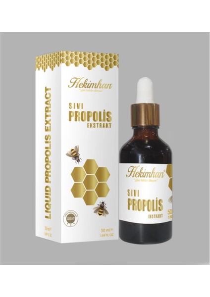 Sıvı Propolis Ekstrakt (Alkol Bazlı) 50 ml