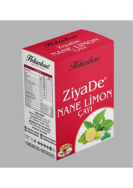 Ziyade Nane Limon Çayı 170 gr