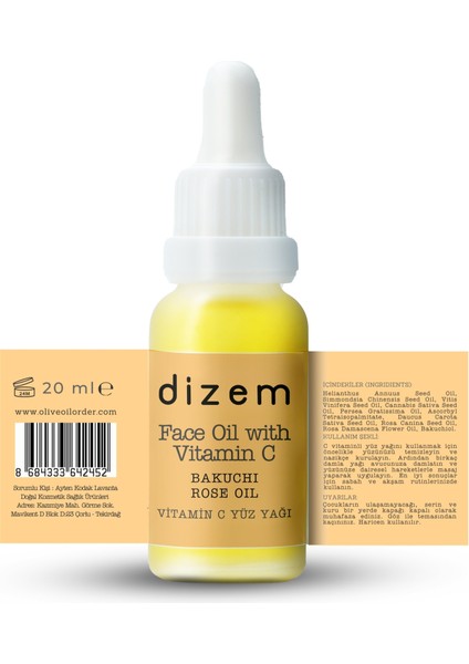 Vitamin C Yüz Yağı 20 ml