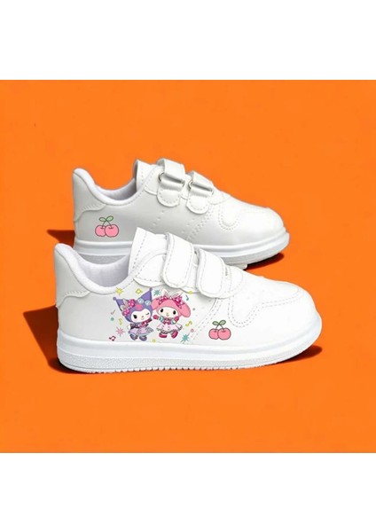 Tatlı Şeker Kuro-Minilik Baskılı Sneaker Kız Çocuk Okul Ayakkabısı modelleri