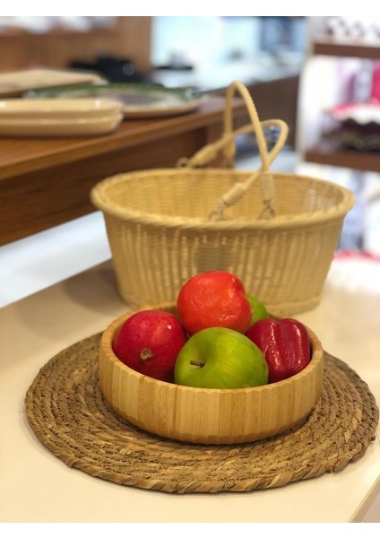 Bambu Yuvarlak Bol/salata Kase 22X6CM fiyatları