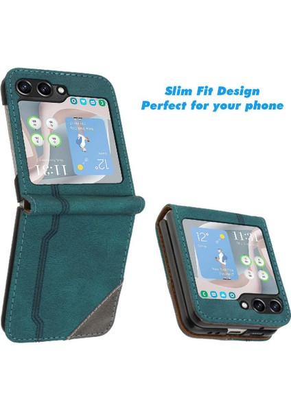 Samsung Galaxy Z Flip 6 Pu Deri Handy Standı Kart Yuvaları Kapak (Yurt Dışından) indirimleri