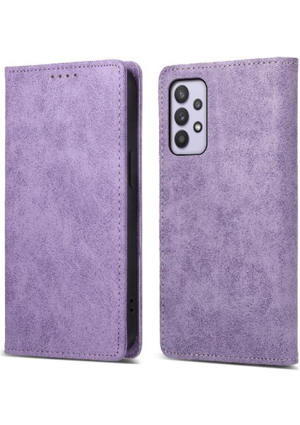 Samsung Galaxy A32 5g Kickstand Iş Rahat Kart Yuvası Için Flip Case (Yurt Dışından)