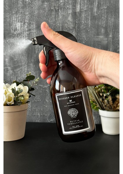 Sprey Amber Tombul Şişe Mutfak Temizleyici 500ML Siyah fırsatları