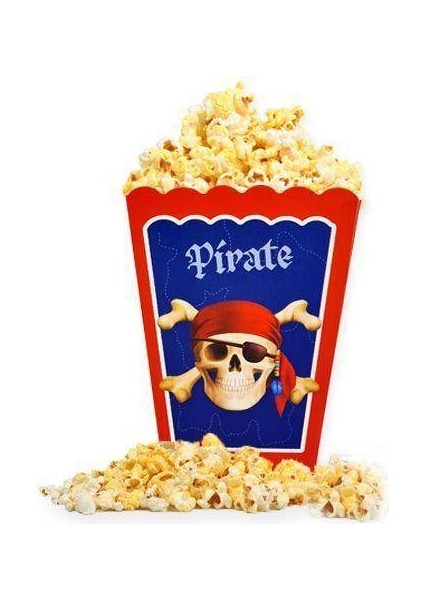 Korsan Temalı Mısır Kutusu 8 Adet