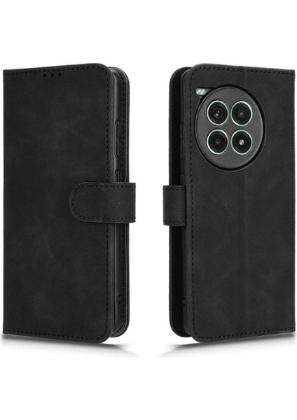 Oneplus Ace 3 Pro Için Flip Case Pu Deri Kart Yuvaları Tutucu Yan Toka (Yurt Dışından)