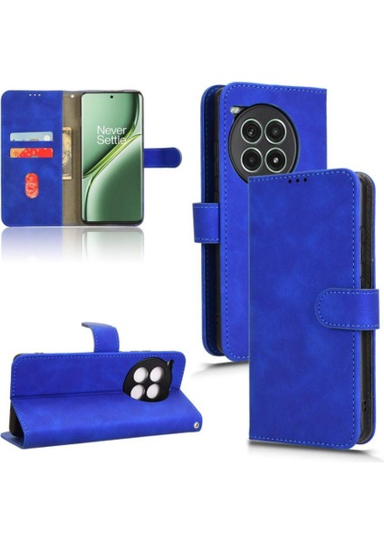Oneplus Ace 3 Pro Için Flip Case Pu Deri Kart Yuvaları Tutucu Yan Toka (Yurt Dışından)