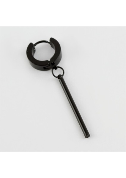 Çubuk Figürlü Çelik Erkek Küpe 1 Adetc