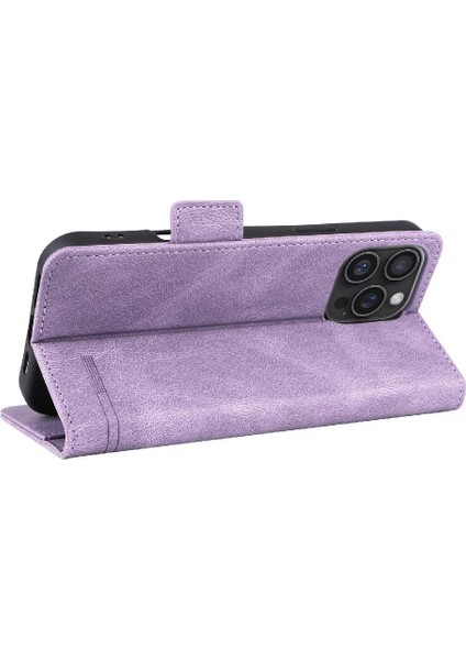Toka Kart Tutucu Kickstand Kapak ile IPhone 16 Pro Max Için Flip Case (Yurt Dışından)