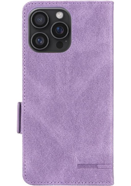 Toka Kart Tutucu Kickstand Kapak ile IPhone 16 Pro Max Için Flip Case (Yurt Dışından)