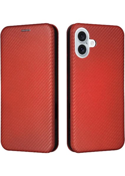 IPhone 16 Için Flip Case Artı Kart Tutucu Kickstand ile Tam Koruma (Yurt Dışından)