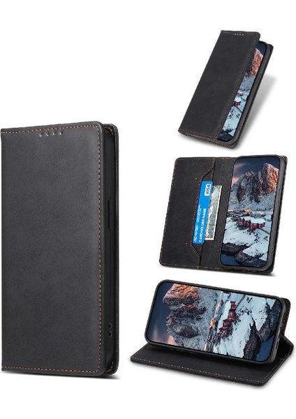Google Piksel 9 Pro Kickstand Kart Yuvası Darbeye Tpu Için Flip Case (Yurt Dışından)