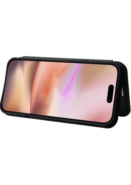 Gx Shop Kart Tutucu Kickstand Tam Koruma Fiber ile IPhone 16 Için Flip Case (Yurt Dışından)