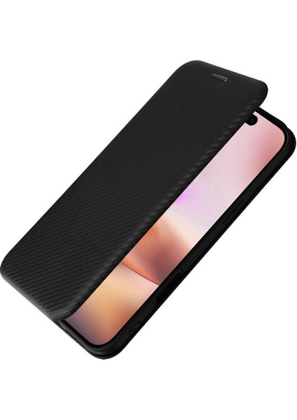 Gx Shop Kart Tutucu Kickstand Tam Koruma Fiber ile IPhone 16 Için Flip Case (Yurt Dışından)