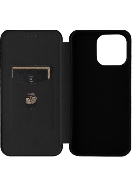 Kart Tutucu Kickstand ile IPhone 16 Pro Max Kart Ekleme Için Flip Case (Yurt Dışından)