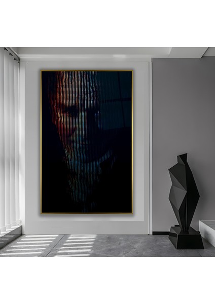 Metal Çerçeveli Atatürk Cam Tablo