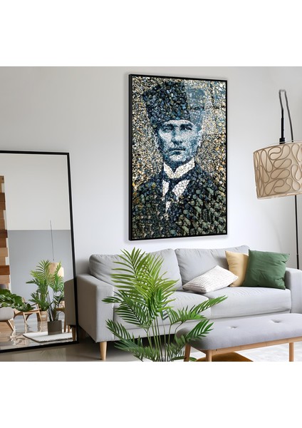 Metal Çerçeveli Atatürk Cam Tablo fiyatları
