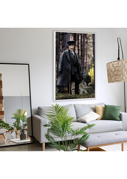 Metal Çerçeveli Atatürk Cam Tablo fiyatları
