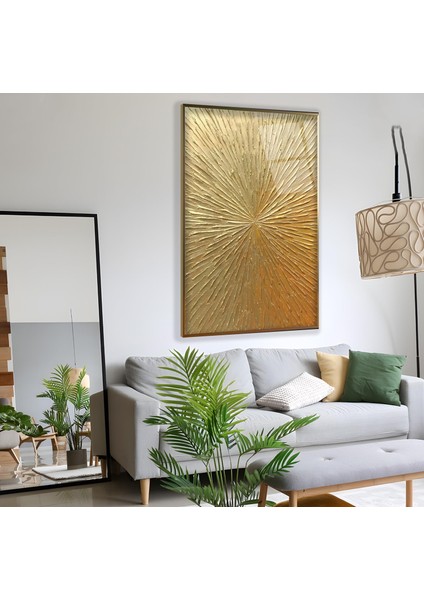 Metal Çerçeveli Soyut Desenler Cam Tablo fiyatları