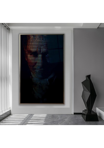 Metal Çerçeveli Atatürk Cam Tablo