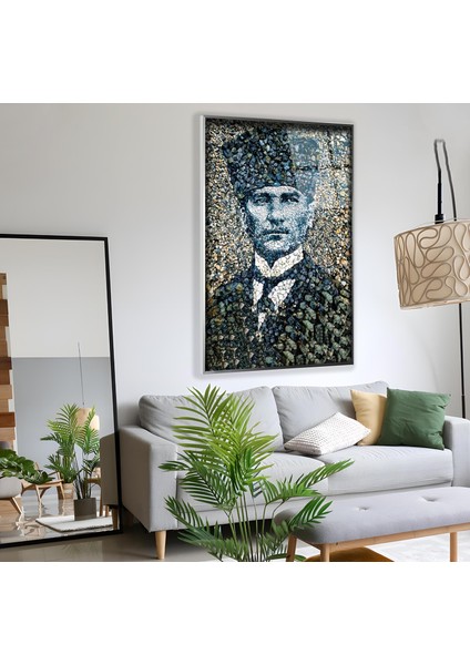 Metal Çerçeveli Atatürk Cam Tablo fiyatları