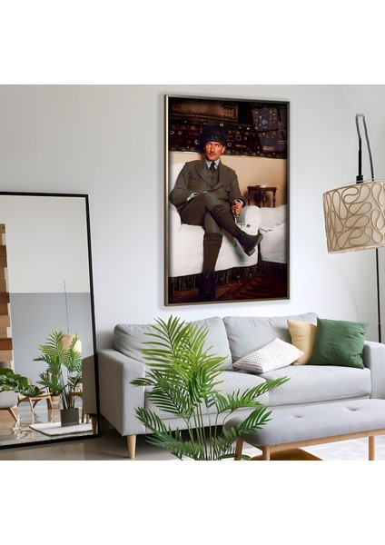 Metal Çerçeveli Atatürk Cam Tablo fiyatları