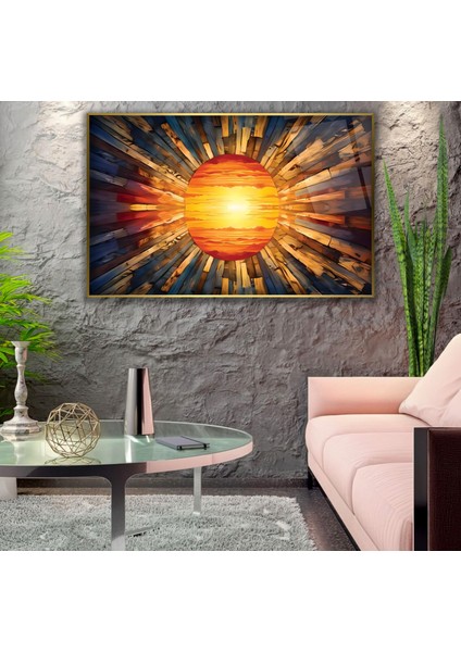 Metal Çerçeveli Güneş Cam Tablo