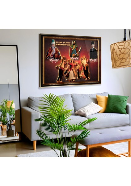 Metal Çerçeveli Hz. Ali Cam Tablo fiyatları
