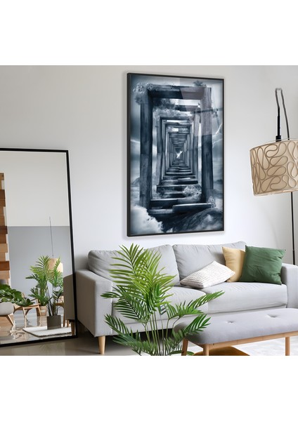 Metal Çerçeveli Sonsuz Cam Tablo fiyatları