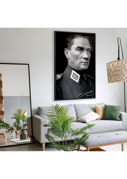 Metal Çerçeveli Atatürk Cam Tablo fiyatları