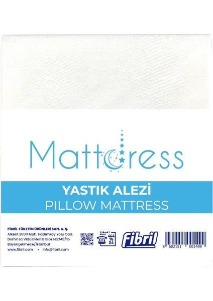 Mattdress Yastık Alezi 2'li Leke Tutmaz Fermuarlı 50X70CM